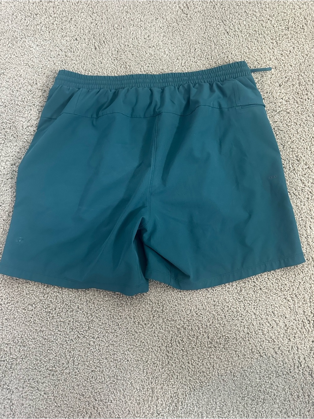 Men's Lulu lemon pool shorts Teal XL 7 inch length - Picture 2 of 4